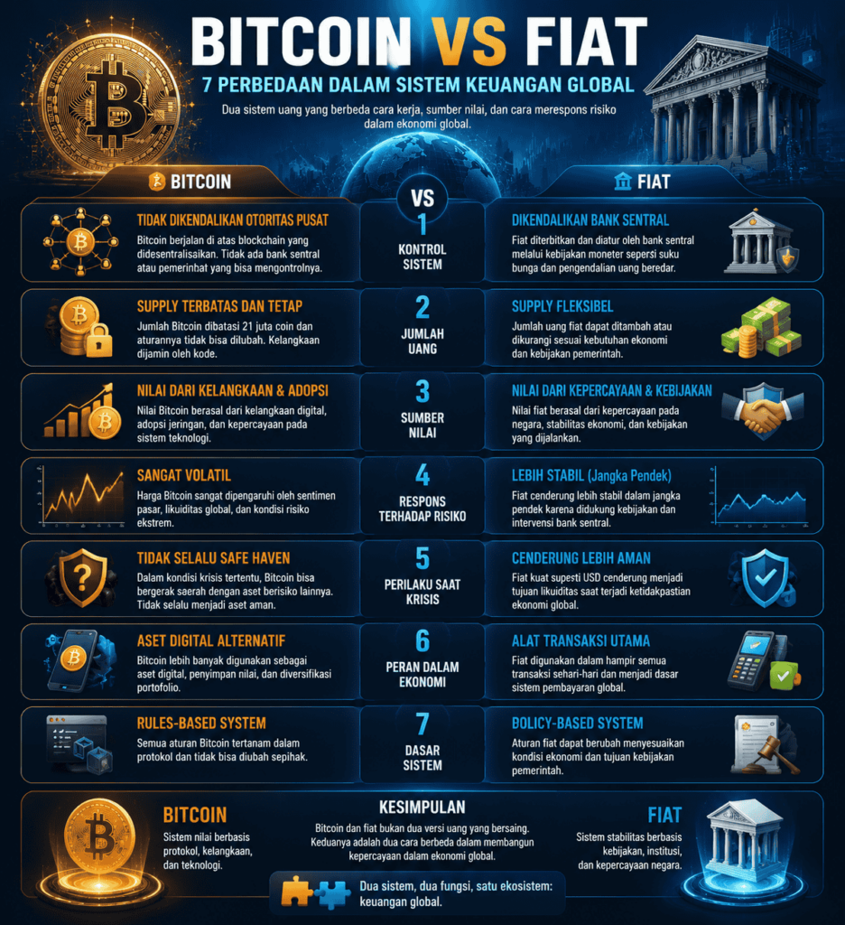 7 Perbedaan Bitcoin Vs Fiat yang Perlu Kamu Ketahui