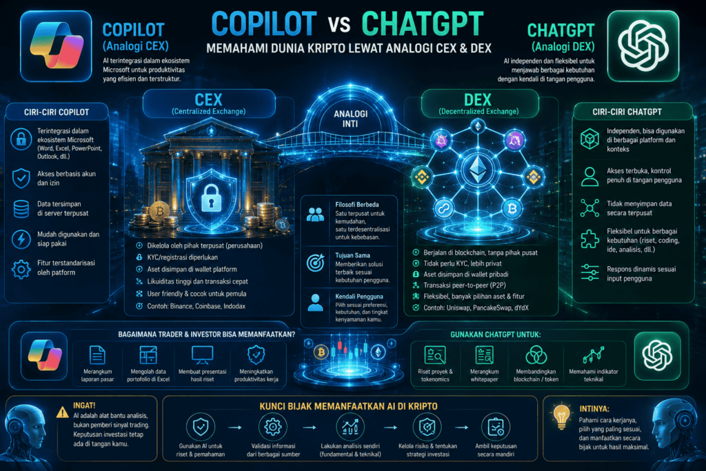 Copilot atau ChatGPT, Mana yang Lebih Berguna untuk Trader dan Investor Kripto?