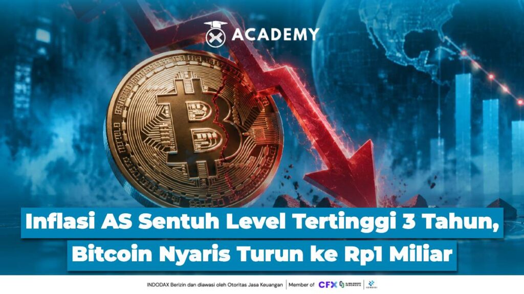 Inflasi AS Sentuh Level Tertinggi 3 Tahun, Bitcoin Nyaris Turun ke Rp1 Miliar