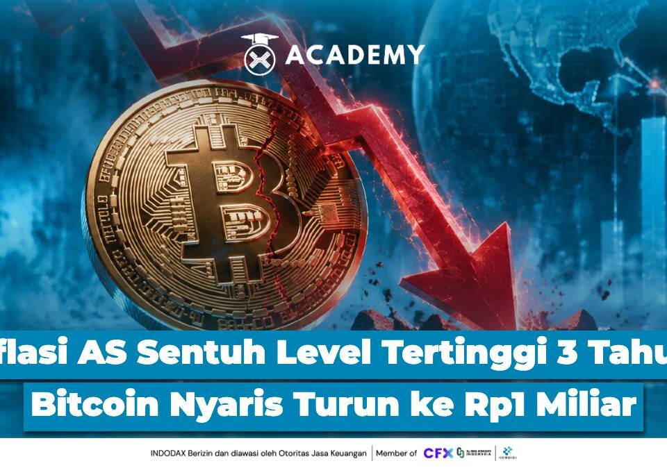 Inflasi AS Sentuh Level Tertinggi 3 Tahun, Bitcoin Nyaris Turun ke Rp1 Miliar