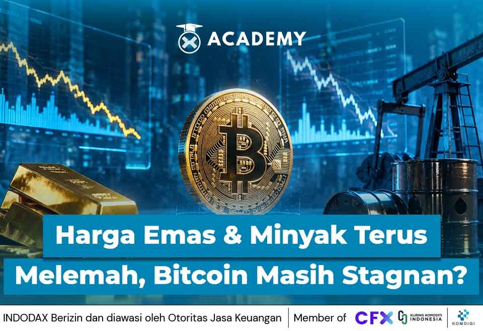 Harga Emas & Minyak Terus Melemah, Bitcoin (BTC) Masih Stagnan?