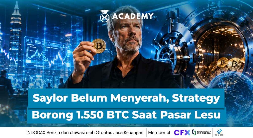 Saylor Belum Menyerah, Strategy Borong 1.550 Bitcoin (BTC) Saat Pasar Lesu