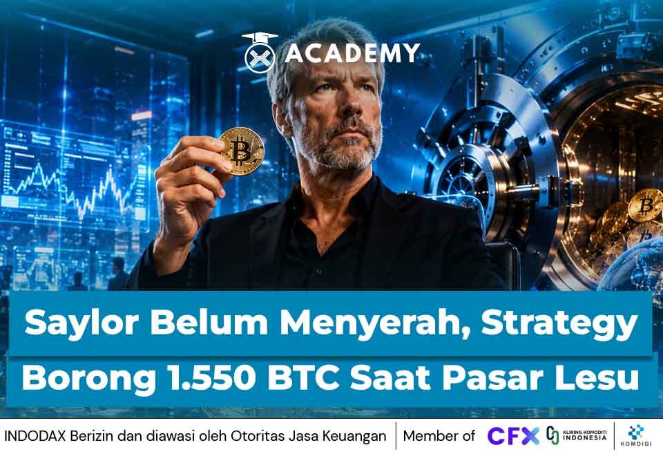 Saylor Belum Menyerah, Strategy Borong 1.550 Bitcoin (BTC) Saat Pasar Lesu
