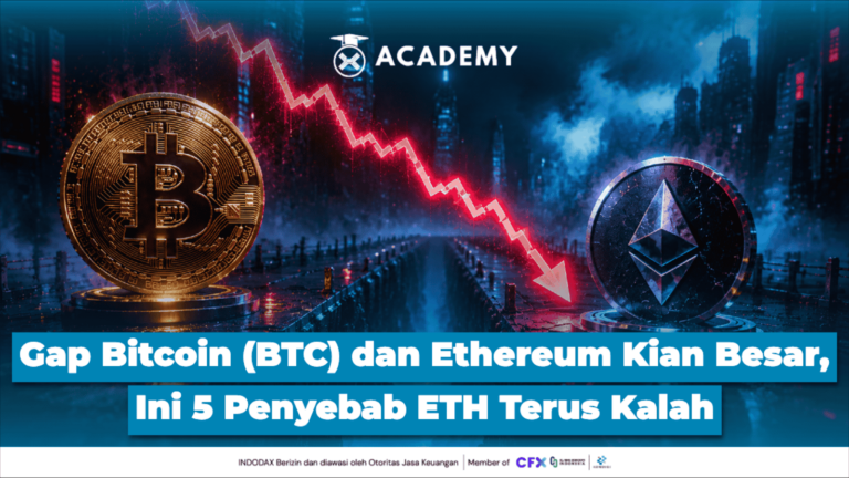 Gap Bitcoin (BTC) dan Ethereum Kian Besar, Ini 5 Penyebab ETH Terus Kalah