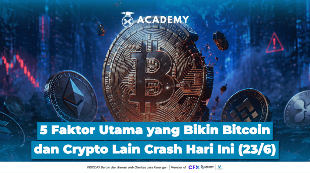 5 Faktor Utama yang Bikin Bitcoin dan Crypto Lain Crash Hari Ini (23/6)