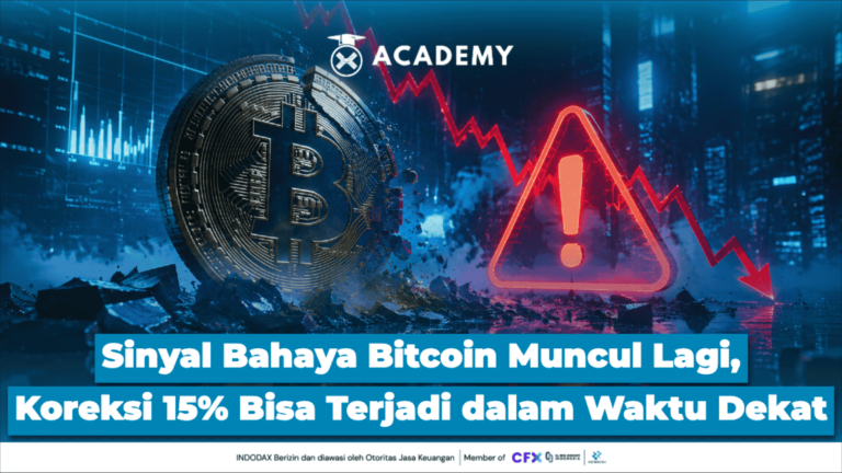 Sinyal Bahaya Bitcoin Muncul Lagi, Koreksi 15% Bisa Terjadi dalam Waktu Dekat