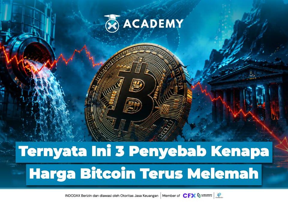 Ternyata Ini 3 Penyebab Kenapa Harga Bitcoin (BTC) Terus Melemah