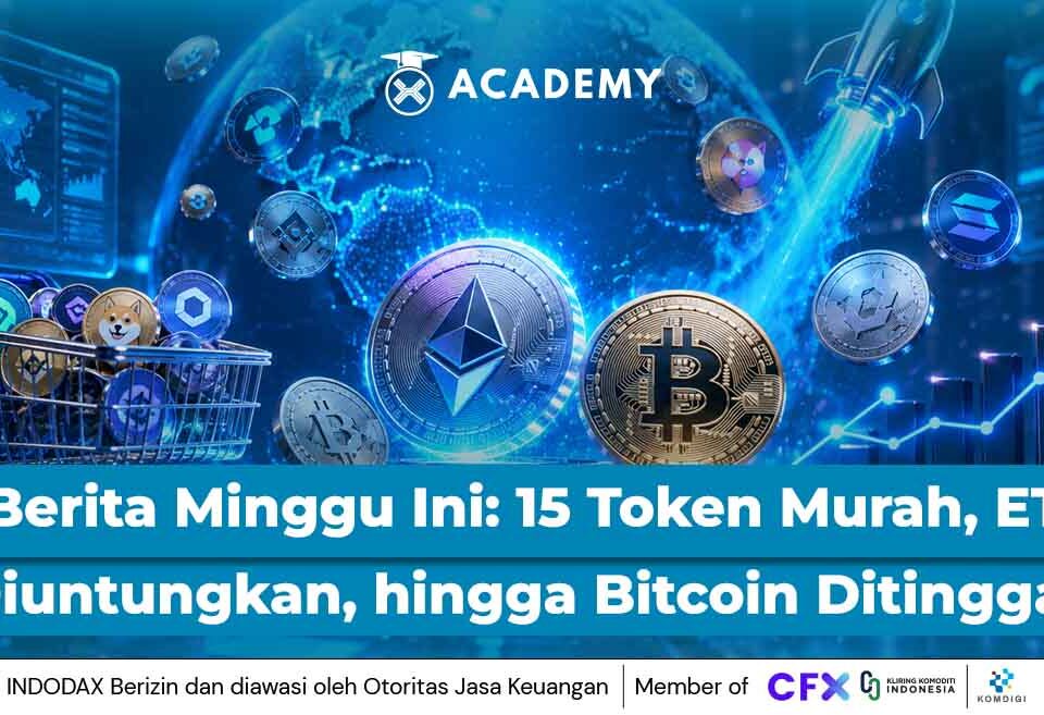 5 Berita Crypto Minggu Ini: 15 Token Murah, ETH Diuntungkan, hingga Bitcoin Ditinggal
