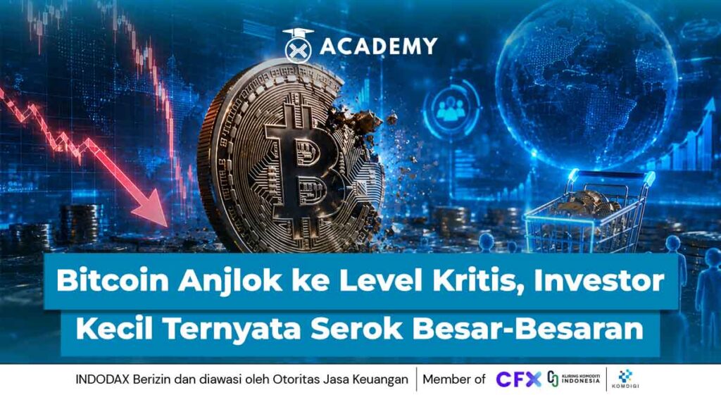 Bitcoin Anjlok ke Level Kritis, Investor Kecil Ternyata Serok Besar-Besaran