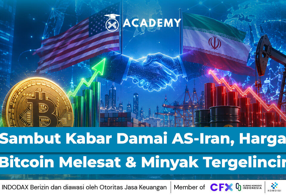 Sambut Kabar Damai AS-Iran, Harga Bitcoin Melesat & Minyak Dunia Tergelincir