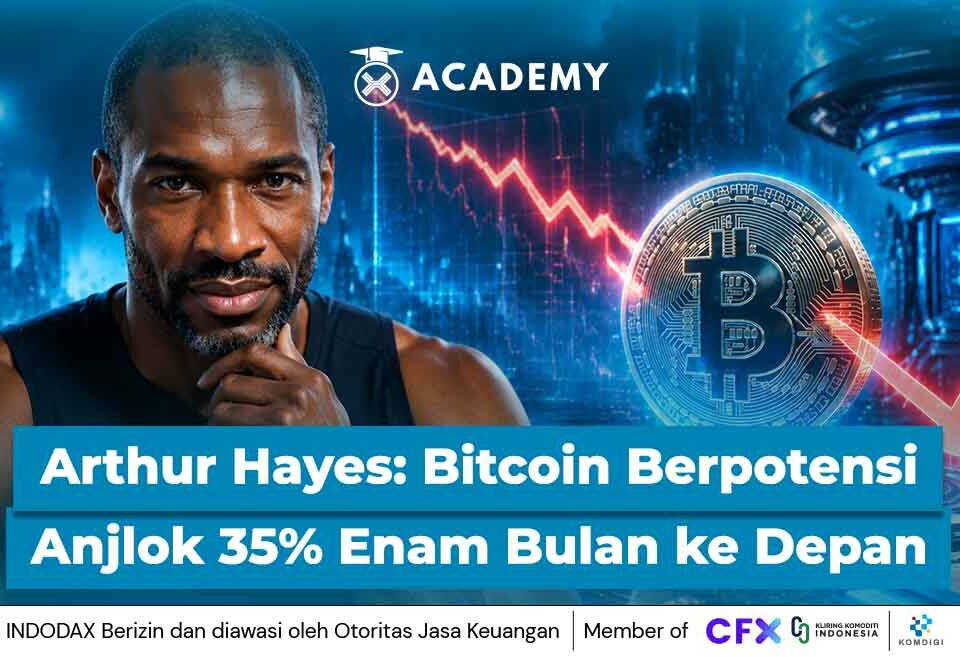Arthur Hayes: Bitcoin (BTC) Berpotensi Anjlok 35% dalam Enam Bulan ke Depan