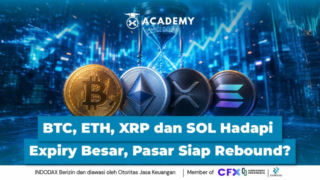 Bitcoin, Ethereum, XRP dan Solana Hadapi Expiry Besar, Pasar Siap Rebound?