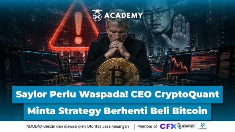 Saylor Perlu Waspada! CEO CryptoQuant Minta Strategy Berhenti Beli Bitcoin