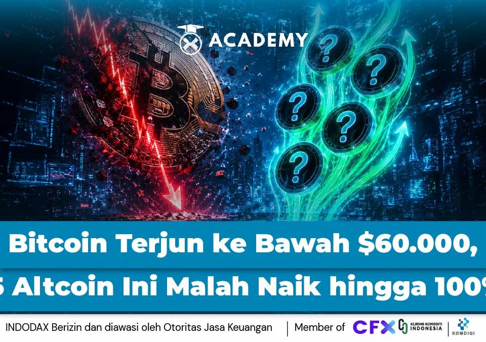 Bitcoin Terjun ke Bawah $60.000, 5 Altcoin Ini Malah Naik hingga 100%