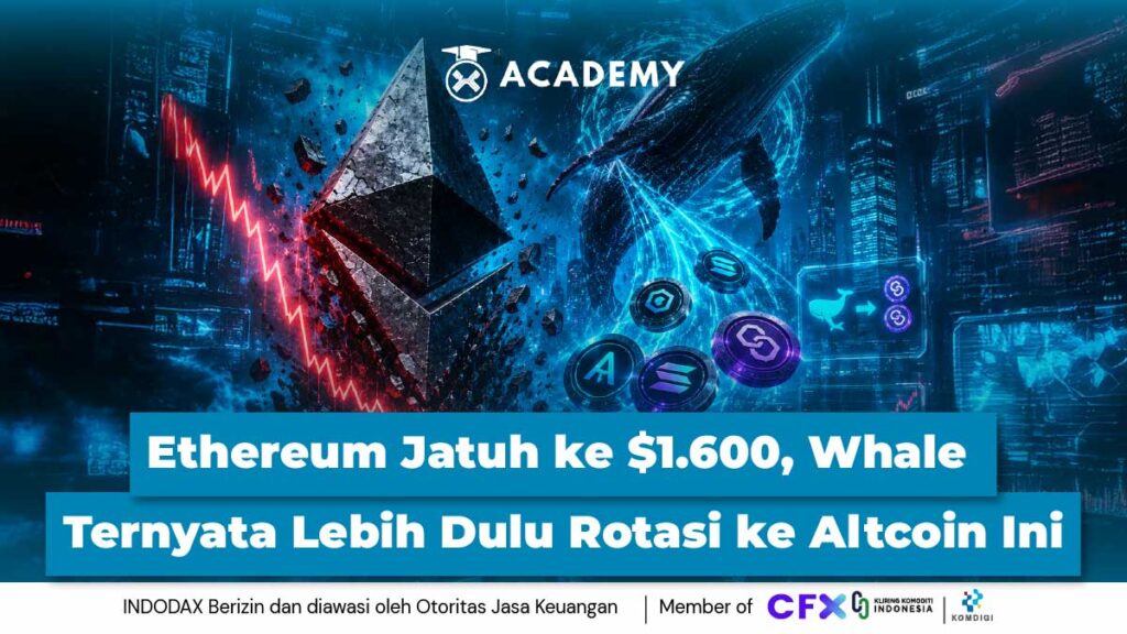 Ethereum Jatuh ke $1.600, Whale Ternyata Lebih Dulu Rotasi ke Altcoin Ini