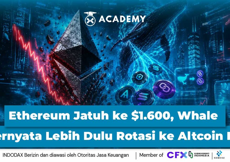 Ethereum Jatuh ke $1.600, Whale Ternyata Lebih Dulu Rotasi ke Altcoin Ini