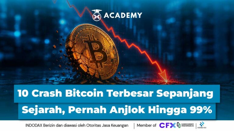 10 Crash Bitcoin Terbesar Sepanjang Sejarah, Pernah Anjlok Hingga 99%