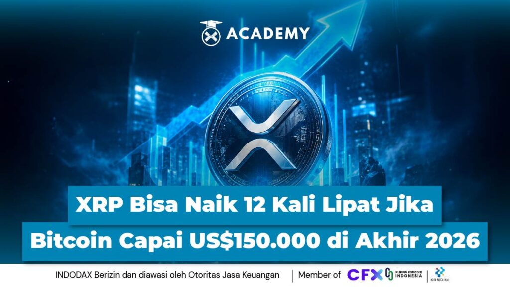 XRP Bisa Naik 12 Kali Lipat Jika Bitcoin Capai US$150.000 di Akhir 2026