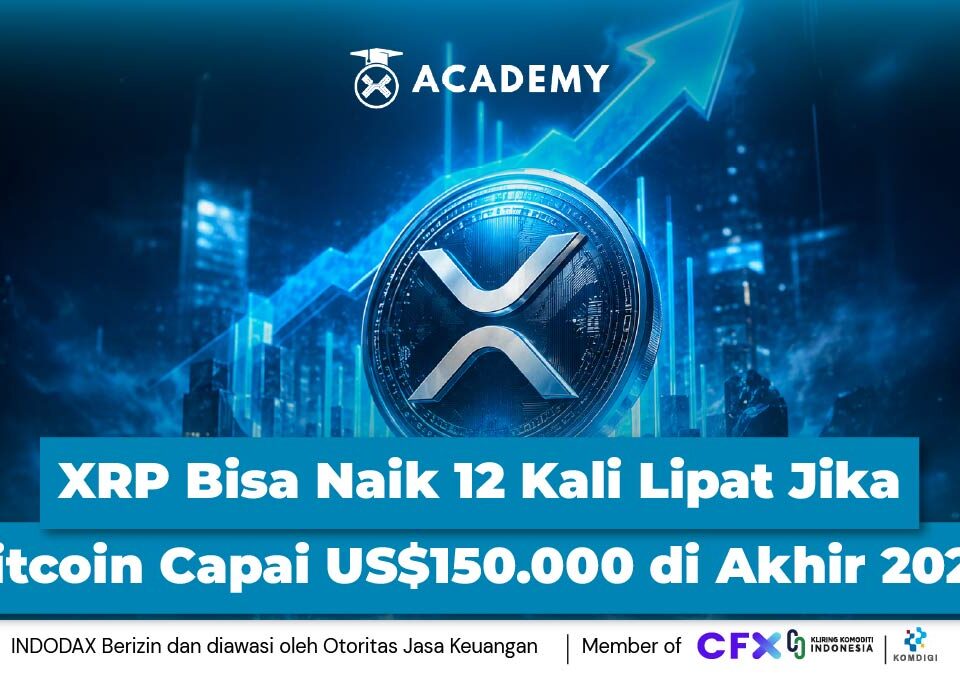 XRP Bisa Naik 12 Kali Lipat Jika Bitcoin Capai US$150.000 di Akhir 2026