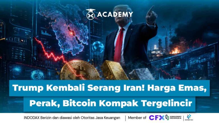 Trump Kembali Serang Iran! Harga Emas, Perak, Bitcoin (BTC) Kompak Tergelincir