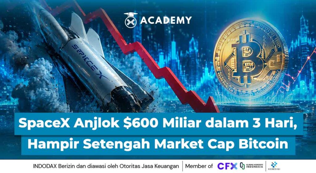 SpaceX Kehilangan $600 Miliar dalam 3 Hari, Hampir Setengah Market Cap Bitcoin