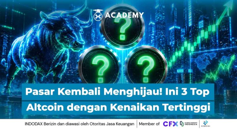 Pasar Crypto Kembali Menghijau! Ini 3 Top Altcoin dengan Kenaikan Tertinggi