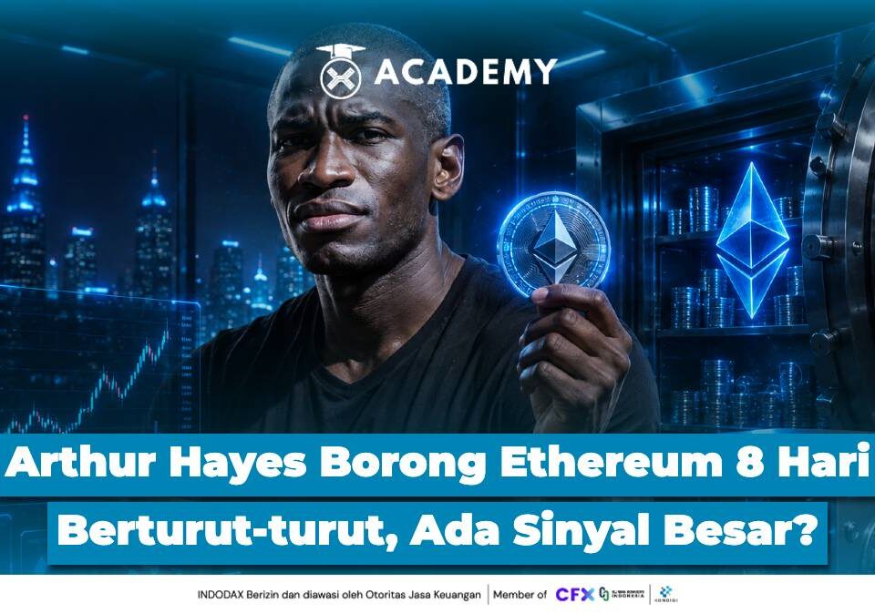 Arthur Hayes Borong Ethereum 8 Hari Berturut turut, Ada Sinyal Besar?