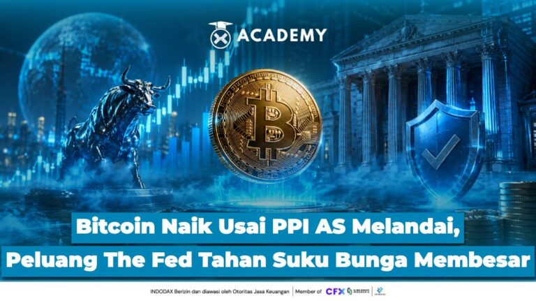 Bitcoin Naik Usai PPI AS Melandai, Peluang The Fed Tahan Suku Bunga Membesar
