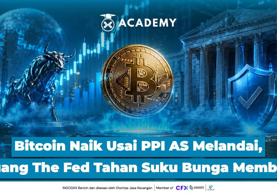Bitcoin Naik Usai PPI AS Melandai, Peluang The Fed Tahan Suku Bunga Membesar