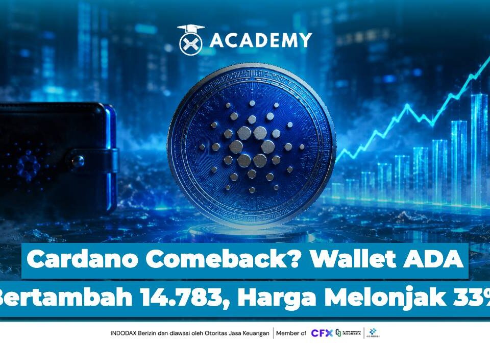 Cardano Comeback? Wallet ADA Bertambah 14.783, Harga Melonjak 33%