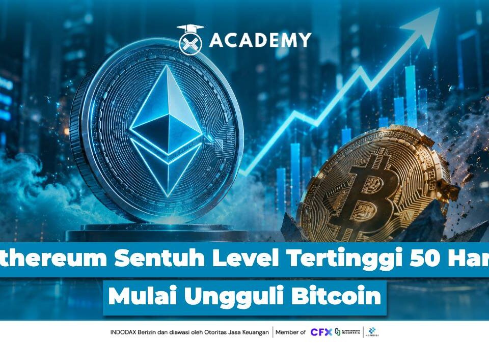 Ethereum Sentuh Level Tertinggi 50 Hari, Mulai Ungguli Bitcoin