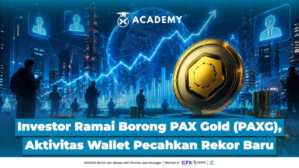 Investor Ramai Borong PAX Gold (PAXG), Aktivitas Wallet Pecahkan Rekor Baru