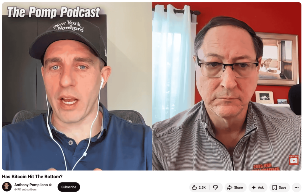 YouTube Anthony Pompliano