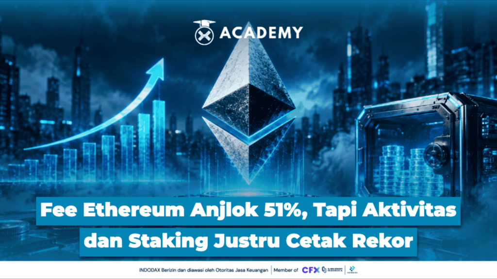 Fee Ethereum Anjlok 51%, Tapi Aktivitas dan Staking Justru Cetak Rekor
