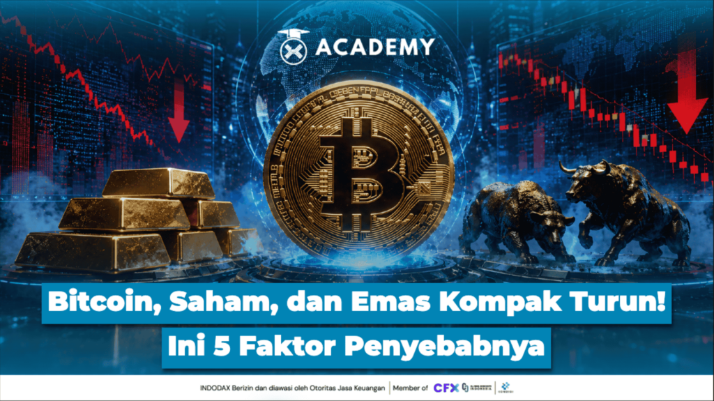Bitcoin, Saham, dan Emas Kompak Turun! Ini 5 Faktor Penyebabnya