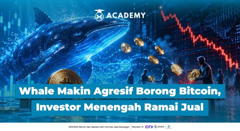 Whale Makin Agresif Borong Bitcoin, Investor Menengah Justru Ramai Jual