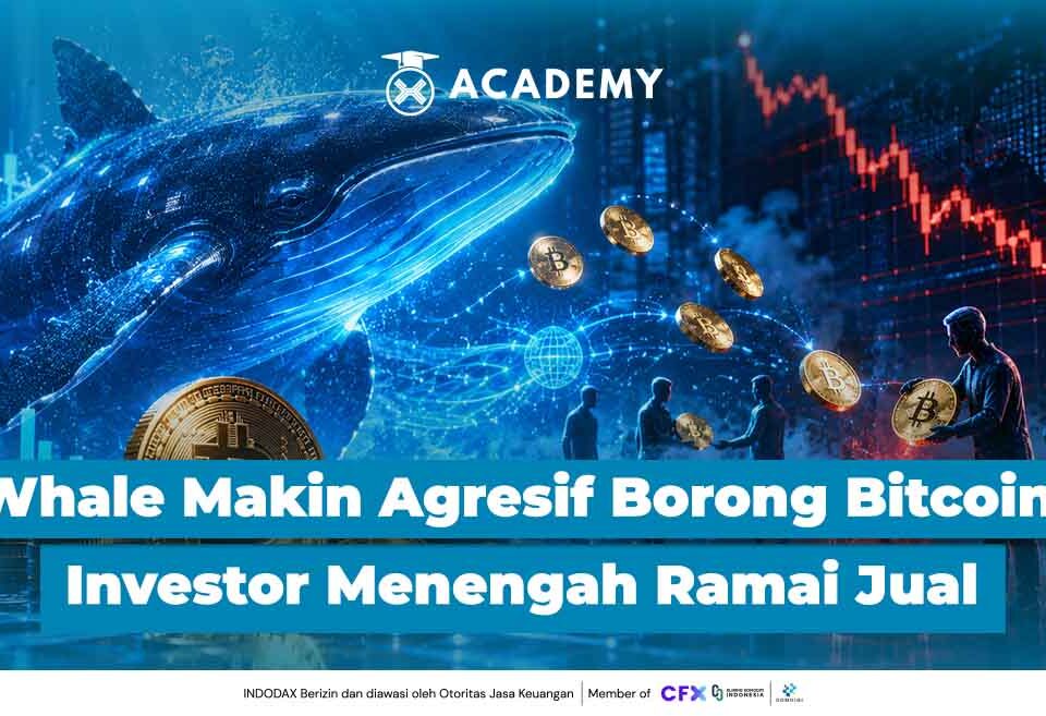Whale Makin Agresif Borong Bitcoin, Investor Menengah Justru Ramai Jual
