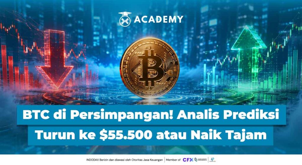 Bitcoin di Persimpangan! Analis Prediksi Turun ke $55.500 atau Naik Tajam