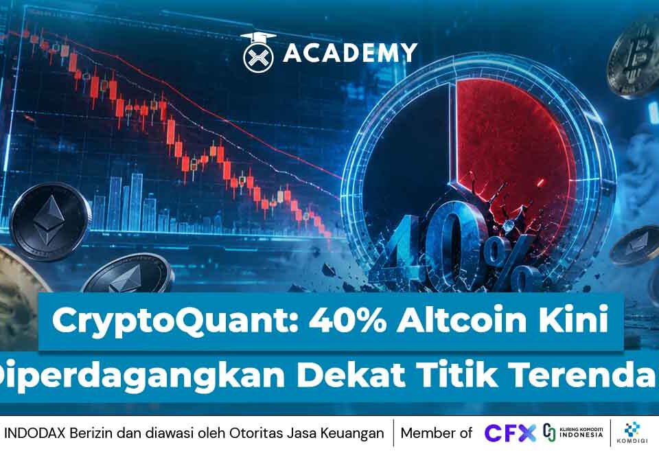 CryptoQuant: 40% Altcoin Kini Diperdagangkan Dekat Titik Terendah