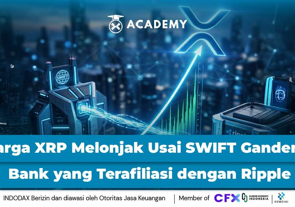 Harga XRP Melonjak Usai SWIFT Gandeng Bank yang Terafiliasi dengan Ripple