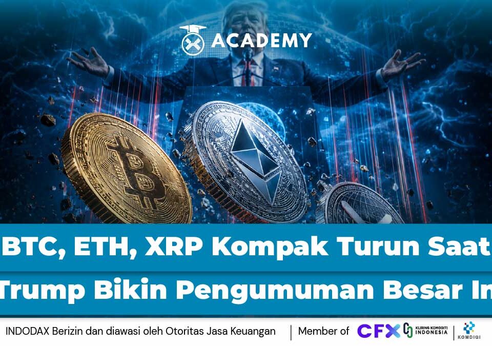 Bitcoin, Ethereum, dan XRP Kompak Turun Saat Trump Bikin Pengumuman Besar Ini