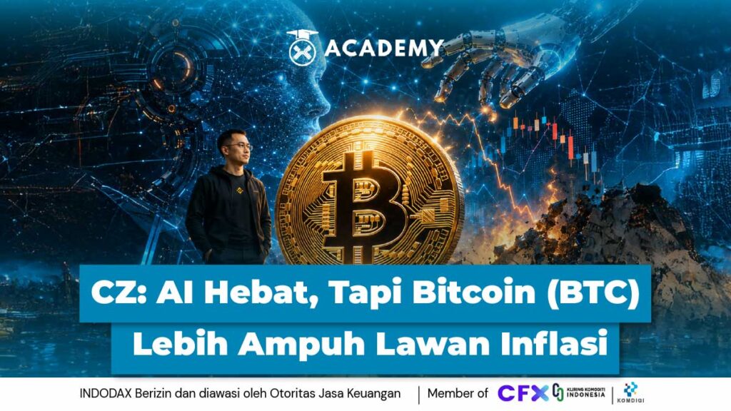 CZ: AI Hebat, Tapi Bitcoin (BTC) Lebih Ampuh Lawan Inflasi