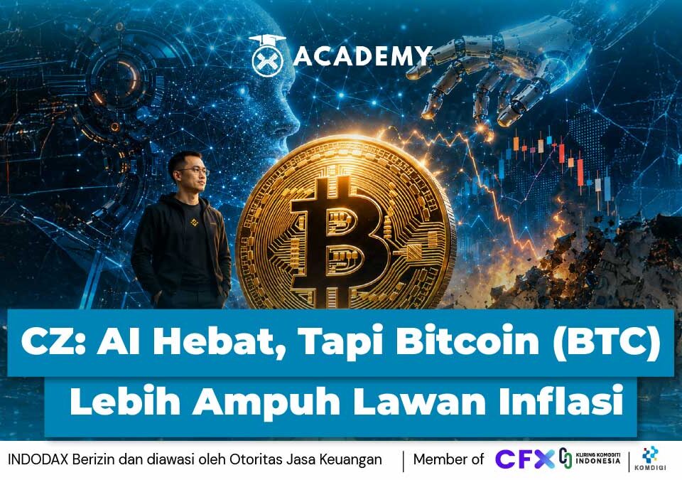 CZ: AI Hebat, Tapi Bitcoin (BTC) Lebih Ampuh Lawan Inflasi