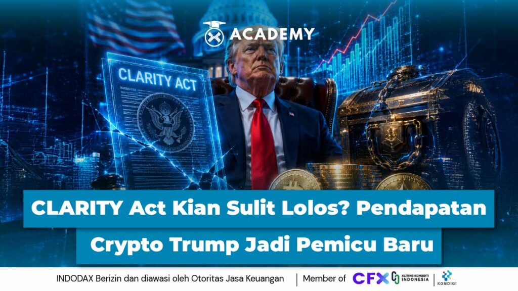 CLARITY Act Kian Sulit Lolos? Pendapatan Crypto Trump Jadi Pemicu Baru