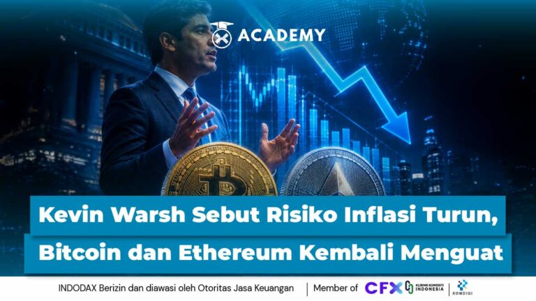 Kevin Warsh Sebut Risiko Inflasi Turun, Bitcoin dan Ethereum Kembali Menguat