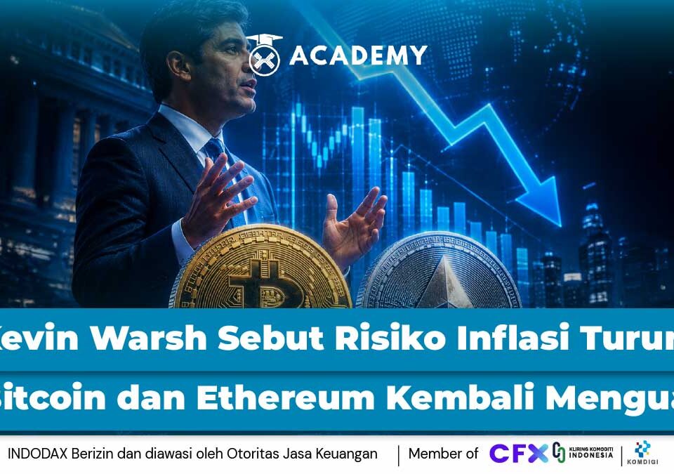 Kevin Warsh Sebut Risiko Inflasi Turun, Bitcoin dan Ethereum Kembali Menguat
