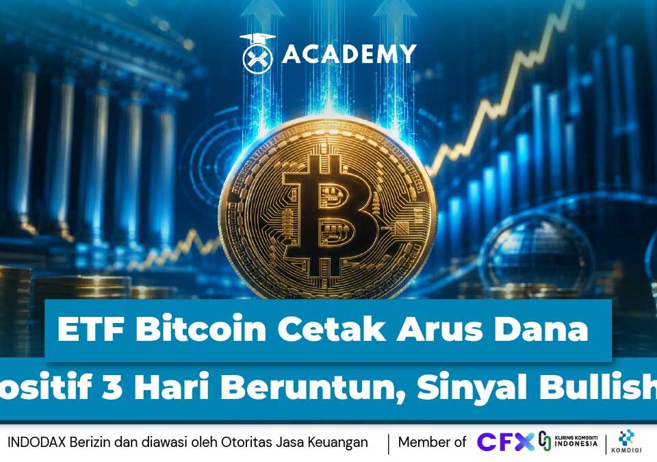 ETF Bitcoin Cetak Arus Dana Positif 3 Hari Beruntun, Sinyal Bullish?