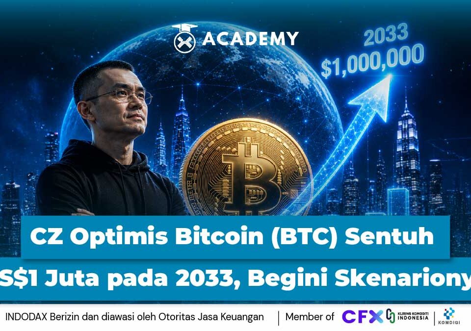 CZ Optimis Bitcoin (BTC) Sentuh US$1 Juta pada 2033, Begini Skenarionya