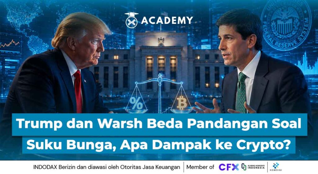 Trump dan Warsh Beda Pandangan Soal Suku Bunga, Apa Dampaknya ke Crypto?